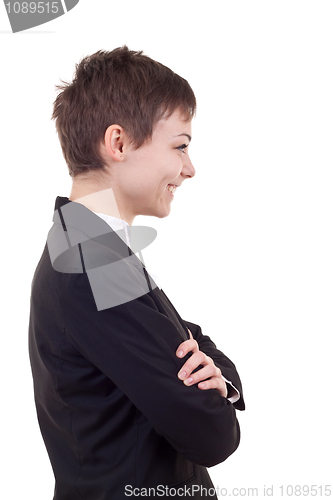 Image of profile of a business woman