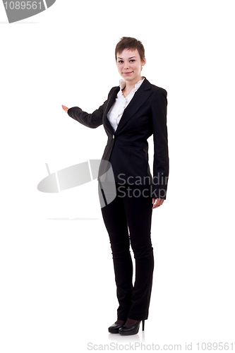 Image of business woman presenting