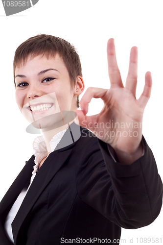 Image of  woman satisfied with results