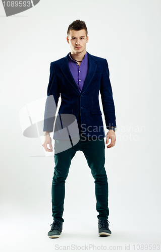 Image of Full body of a handsome young man