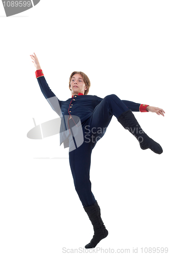 Image of Ballet Dancer leaning backward 