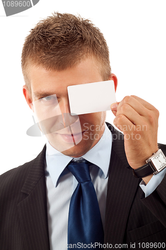 Image of Businesscard On  eye