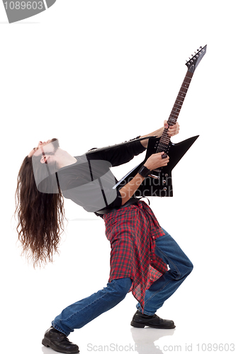 Image of heavy metal guitarist 