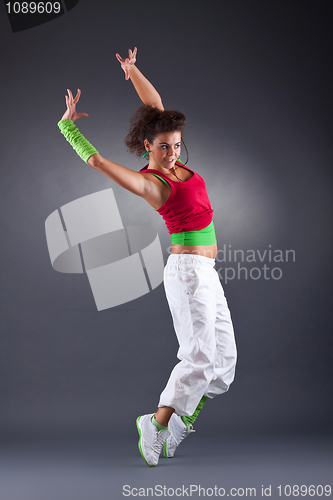 Image of modern dance in studio