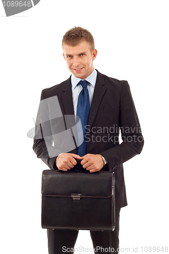 Image of businessman with briefcase 