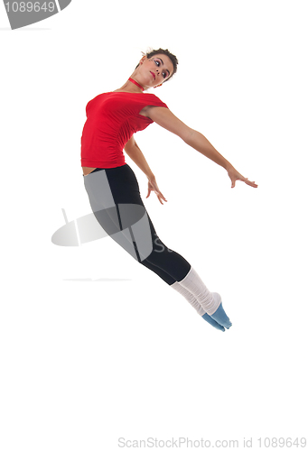 Image of modern style dancer is posing 