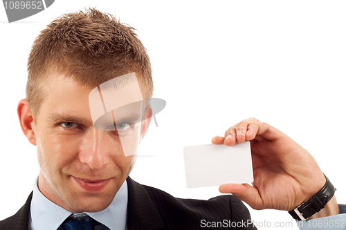 Image of blank business card