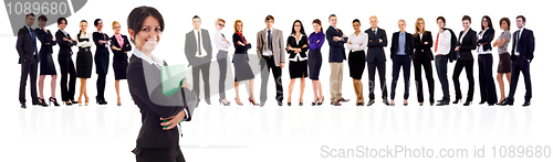 Image of Leader and her team