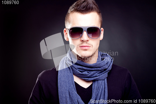 Image of Fashion boy in sunglasses