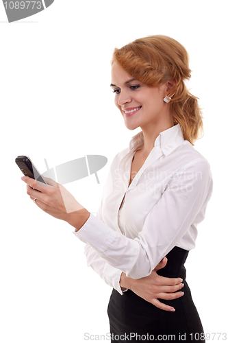 Image of  texting on cell phone