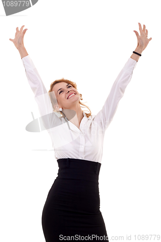 Image of woman winning