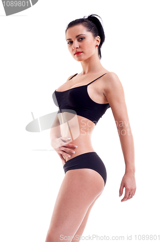 Image of healthy woman in underwear