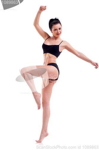 Image of Smiling fitness beauty