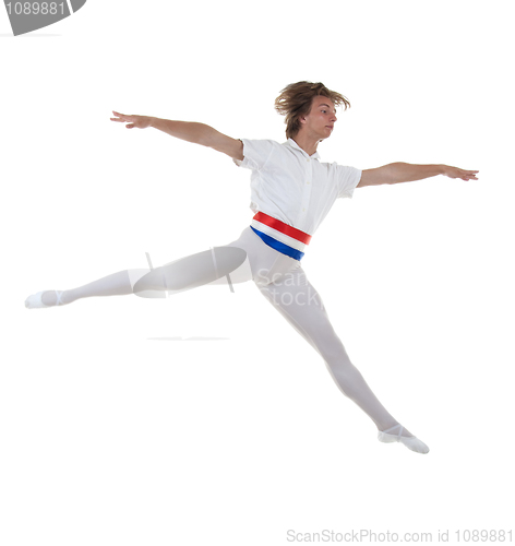 Image of difficult ballet jump