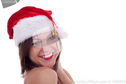 Image of santa lady