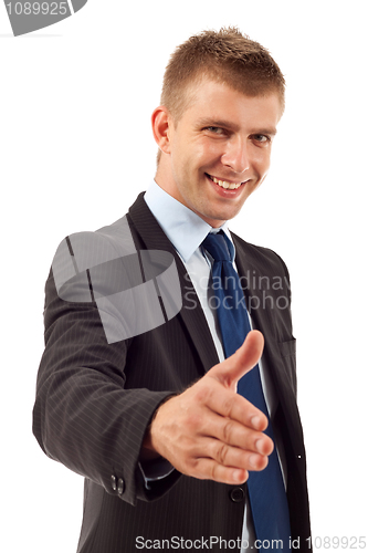 Image of man ready to set a deal