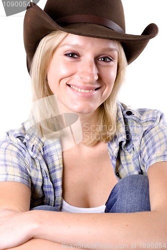Image of pretty western woman