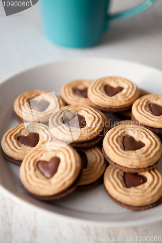 Image of Biscuits with heart shape