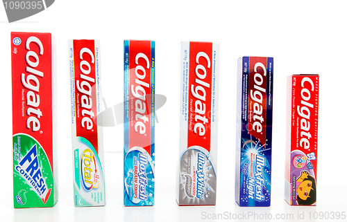 Image of Selection of Colgate Toothpastes