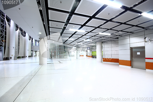 Image of modern hall in building. 