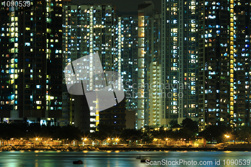 Image of Hong Kong public housing apartment block 