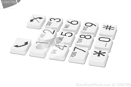 Image of Phone buttons