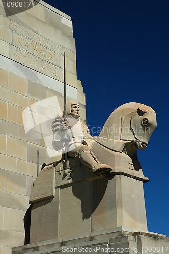 Image of memorial to george