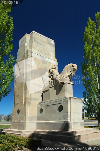 Image of memorial to george