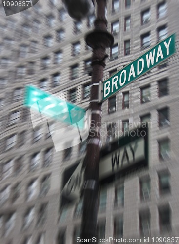 Image of BROADWAY sign