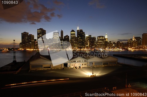 Image of New York at night