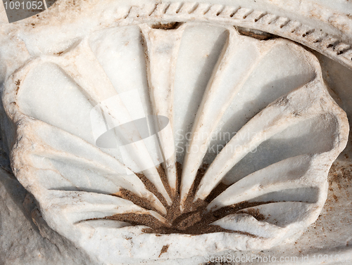 Image of Carved patterns in marble