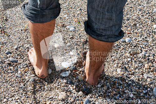 Image of pair of men's feet