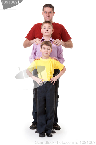 Image of Dad and two sons
