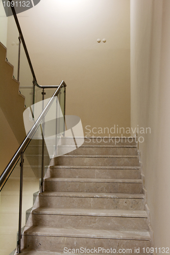 Image of Corridor and the marble staircase