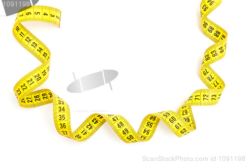 Image of Yellow measuring tape 