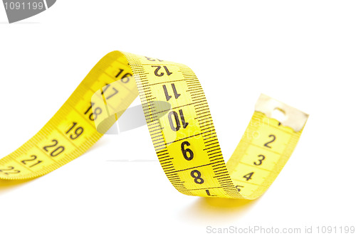 Image of Yellow measuring tape 