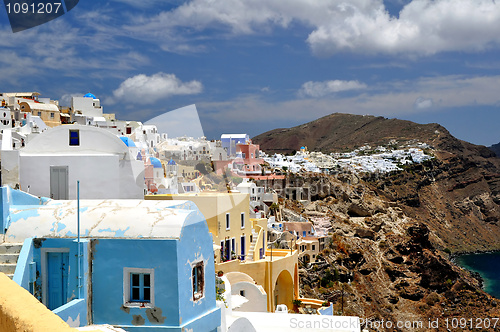 Image of Santorini Island.