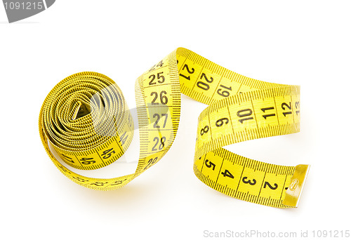 Image of Yellow measuring tape i