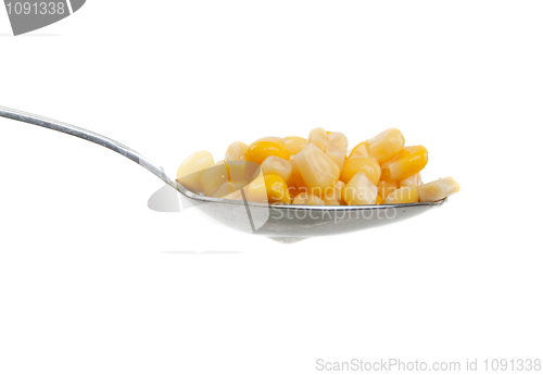 Image of Spoon with corn