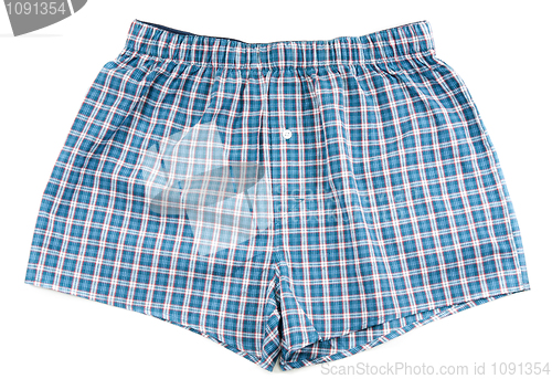 Image of Men's plaid shorts
