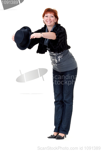 Image of girl in the bowler hat