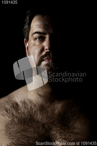 Image of hairy man