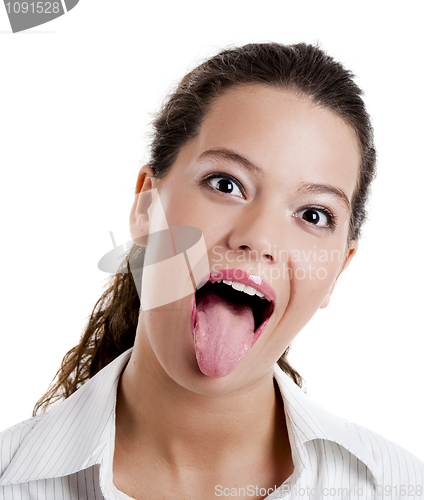 Image of tongue out