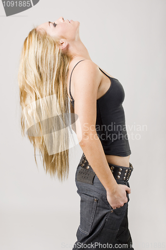 Image of young blonde girl