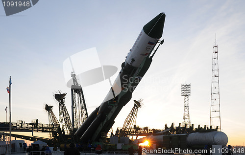 Image of Progress Space Vehicle Elevation