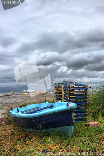 Image of Boat on dry