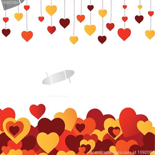 Image of Valentine's  heart. vector illustration