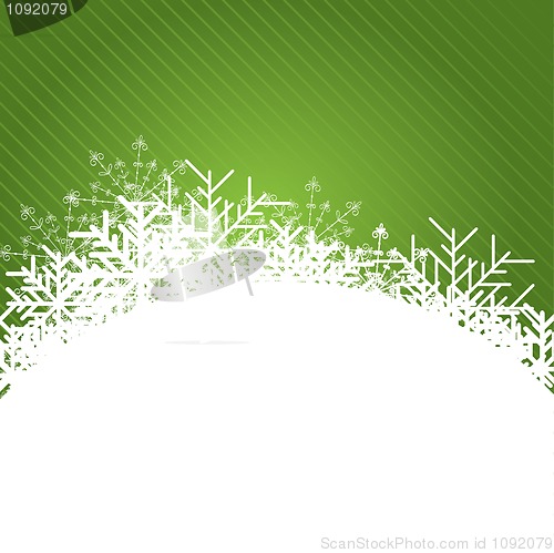 Image of Christmas blue Background . Vector illustration