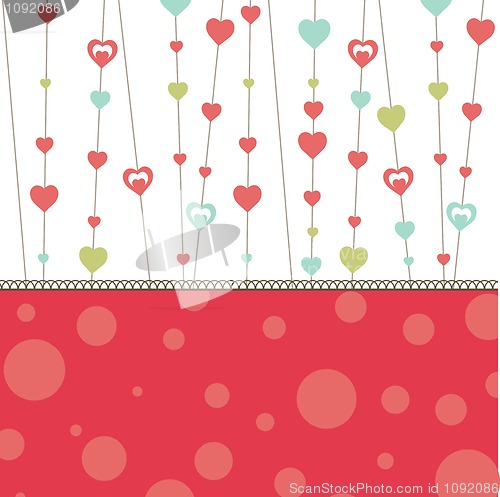 Image of Valentine's  heart. vector illustration