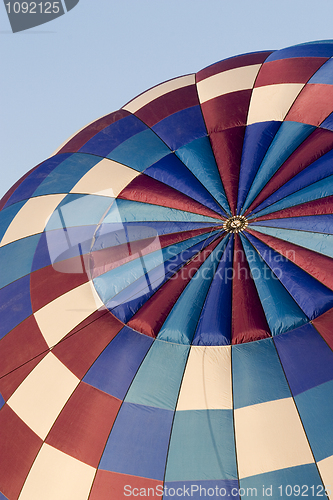 Image of hot air balloon detail
